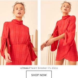 C/MEO COLLECTIVE
Heart Breaker Long Sleeve Dress